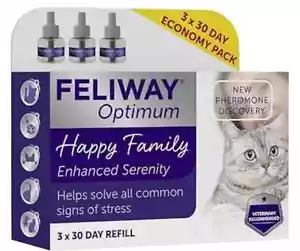Feliway Optimum 30 Day Refill X 3 Value Pack | 48ml Optimum Refill 3 - Picture 1 of 1