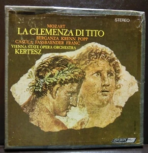 Mozart La Clemenza Di Tito Berganza Kertesz Box Set 4 Trk 7 1/2 IPS 2x Reel Tape - Picture 1 of 11
