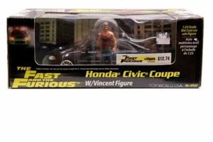 Revell The Fast and the Furious Honda Civic Coupe with Vincent Figure HTF - Picture 1 of 5