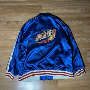 Vintage Steve & Barry’s Harlem Street Ball Satin Jacket Size XXL Sport Y2K Retro - Picture 1 of 6
