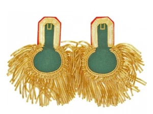 Officers Eupalets local artillery commands, green with red/ gold. Replica - Picture 1 of 7