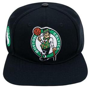 Boston Celtics Pro Standard NBA Snapback Hat Flat Brim Adjustable Black Cap