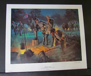 Mort Kunstler -Civil War - Signed & Numbed - The Last Council - Mint - unframed - Picture 1 of 10
