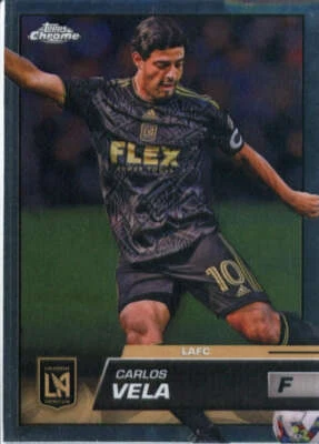 2023 Topps Chrome MLS #69 Carlos Vela LAFC - Image 1 of 2