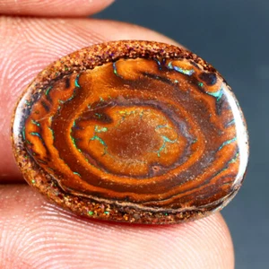 11.29 ct Fancy Cabochon (21 x 16 mm) Multi Australian Koroit Boulder Opal - Picture 1 of 1