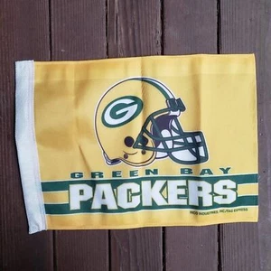 Green Bay Packers Small Car Flag / Flag - Picture 1 of 11
