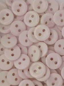 SIZE 20L - 1/2", VARIEGATED BUTTON, PETAL PINK, 1 GROSS, SHINY FINISH - Picture 1 of 1