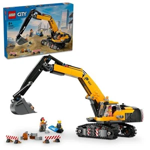 LEGO City Yellow Excavator Car Toy Present Block Boys Girls Children 7 Years - Picture 1 of 9