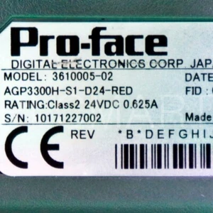 (USED) PROFACE AGP3300H-S1-D24-RED HAND TOUCH FedEx Free Intl' shipping! - Picture 1 of 5