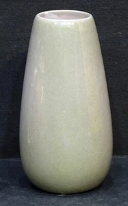 1920's WELLER POTTERY Antique GREEN LUSTRE Arts Crafts ART DECO Vase / STUNNING! - Picture 1 of 4