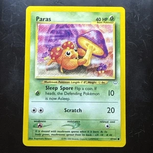 Paras 47/64 Pokemon TCG Neo Revelation Unlimited - Picture 1 of 3