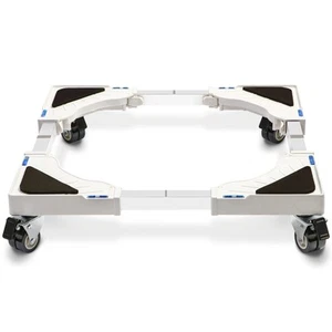 Furniture Dolly Adjustable Mini Fridge Stand Dolly Cart with 4 Lockable Wheel... - Picture 1 of 7