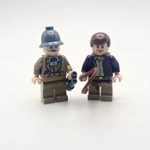 LEGO Indiana Jones Minifigures - Indiana Jones aj001 & Henry Jones sr iaj002 - Picture 1 of 2