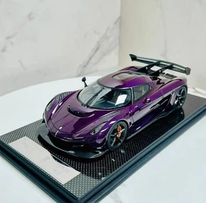*SUPER RARE* Frontiart 1/18 Koenigsegg Jesko Purple Carbon LIMITED - Picture 1 of 9