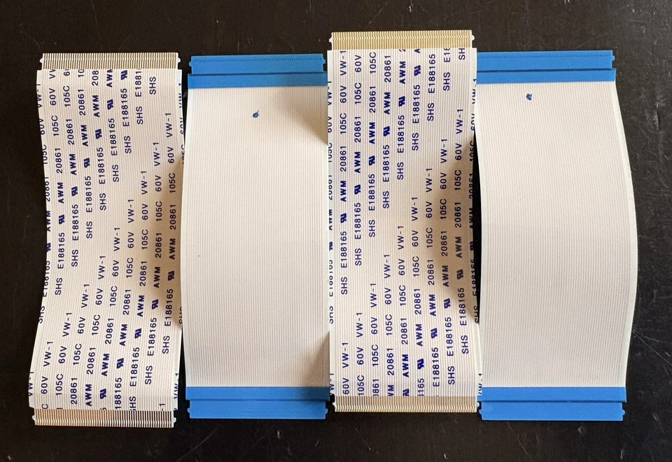 Philips 75PFL6601/F7B. Cables de cinta LVDS para placa T-con. Foto 1 de 1