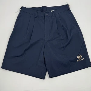 Monaco RV Herren Plissee Golfshorts dunkelblau Poly Baumwolle gewebt Gr. 34 NEU - Bild 1 von 10