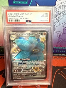 Glimmora ex 218/091 SV: Paldean Fates Holo PSA8 - Foto 1 di 2