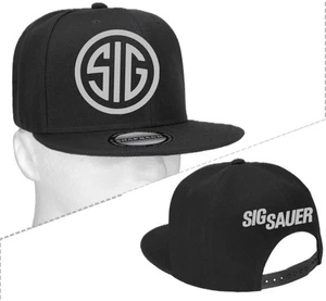 SIG Sauer inspirierte individuelle Baseballmütze Kappe Druckknopflasche schwarz Kopfbedeckung grau - Bild 1 von 3