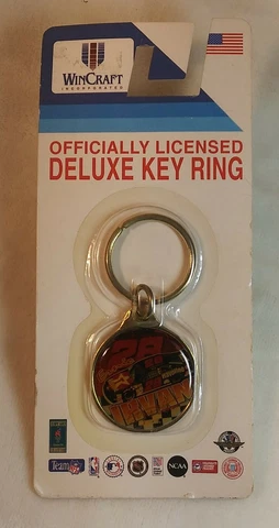 Nascar Licensed Key Ring Ernie Irvan Wincraft Vintage Sealed Cover