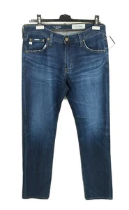 AG Adriano Goldschmied Jeans The Graduate Dark Blue Jeans Mens 31 X 34 NWT - Picture 1 of 6