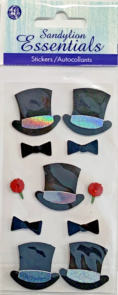 Pegatinas Sandylion Essentials - Sombrero y lazo de novio - 51505 Foto 1 de 1