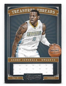 2012 Timeless Treasures Treasured Threads Andre Iguodala /99 pepite gioco indossato - Foto 1 di 2