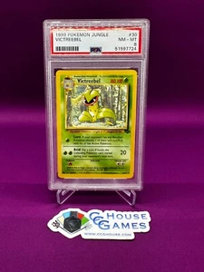 Pokemon Victreebel 30/64 Jungle Unlimited PSA 8 NEAR MINT-MINT *CCGHouse* - Picture 1 of 3
