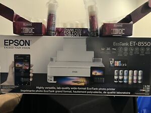Epson EcoTank ET-8550 Color All-In-One Printer PLUS Sublimation Ink (NEW)