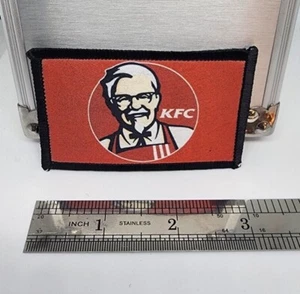 KFC Label Morale Patch tattico pollo fritto Kentucky toppa 2x3 - Foto 1 di 2