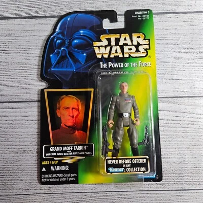 Nueva figura de acción Kenner de Star Wars GRAND MOFF TARKIN 1996 POTF sellada Foto 1 de 2