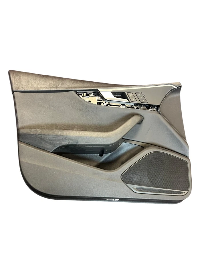 2017-2020 AUDI A4 QUATTRO FRONT LEFT SIDE INTERIOR DOOR PANEL COVER BLACK OEM - Image 1 of 4