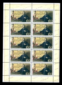 1995 Alfred Nobel Testament/Will,Chemist,Industrialist,Germany,Mi.1828,KB/MNH - Bild 1 von 1