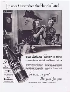 1937 Hires Root Beer College Girls Dorm Room UKELELE Print Ad - Picture 1 of 1