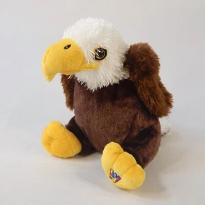Webkinz GANZ 8” American Bald Eagle Plush HM214 Stuffed Animal Toy NO CODE Brown - Picture 1 of 13