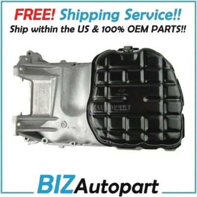 GENUINE ! COMPLETE OIL PAN for 01-06 HYUNDAI STA FE SONATA 2.4L OE# 21520-38057 Foto 1 de 3