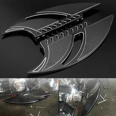 Driver Stretched Floorboards Foot Boards For Harley Street Glide CVO Road Glide — 第 1/4 张图片