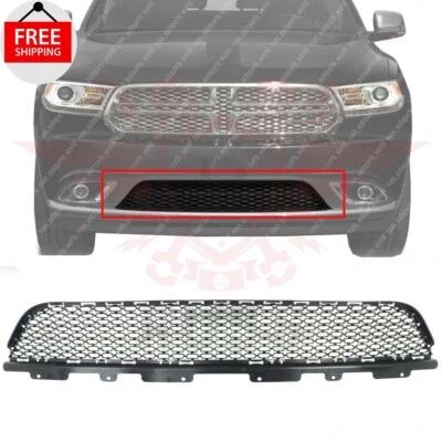 New Front Bumper Grille Textured Gray Fits 2014-2020 Dodge Durango CH1036127 Foto 1 de 4