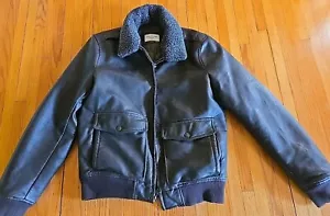 Mens Dockers Bomber Classic Fit Jacket Size Small - Dark Brown - Picture 1 of 8