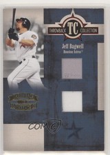 2005 Donruss Throwback Threads Collection Combo Materials /100 Jeff Bagwell HOF