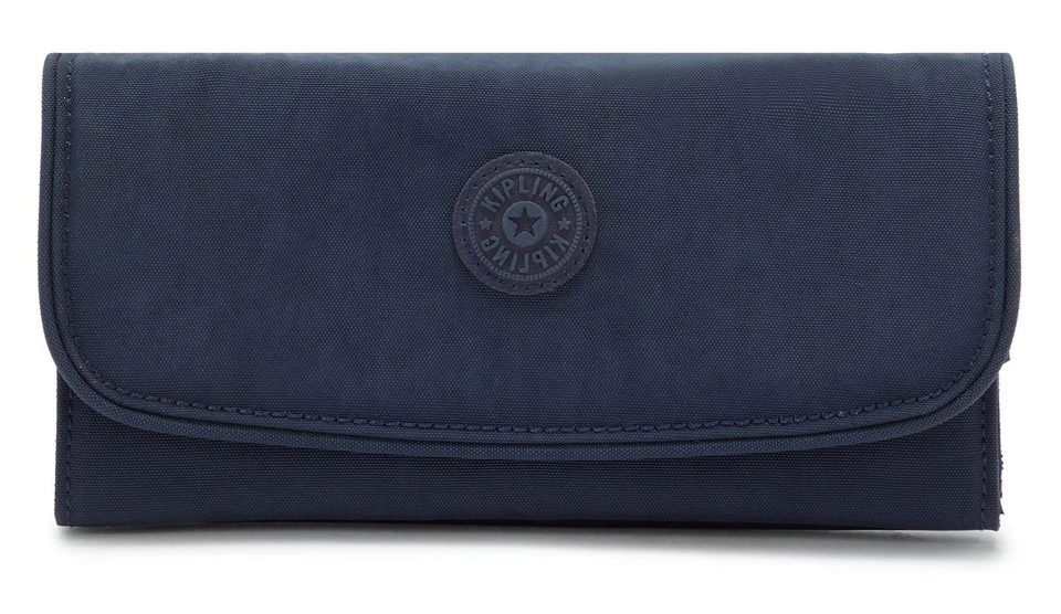 kipling Basic Money Land Wallet L Blue Bleu 2 - Immagine 1 di 4