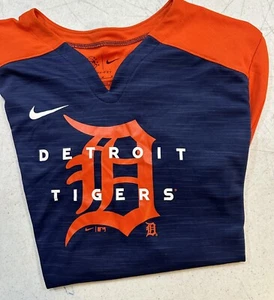 Detroit Tigers Mlb Women’s Nike Dri Fit Shirt Ladies Game Day shirt (M) - Picture 1 of 5