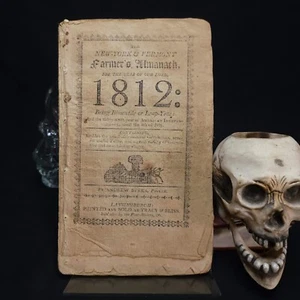 The New-York and Vermont Farmer's Almanack for the Year of Our Lord, 1812. - Picture 1 of 5