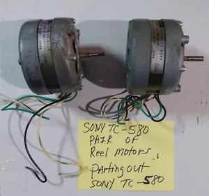 Sony TC-580 Pair of Reel to Reel Motors Parting Out - Picture 1 of 4