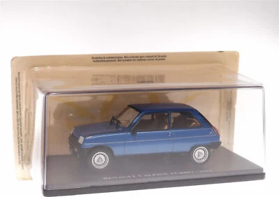 Renault 5 Alpine Turbo 1982 Blue 1:24 Scale Diecast New in Clear Display Case - Image 1 of 4