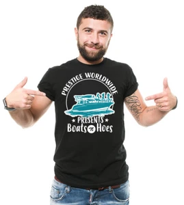 Camiseta Prestige Worldwide Presents Boats N Hoes Película Divertida - Imagen 1 de 5