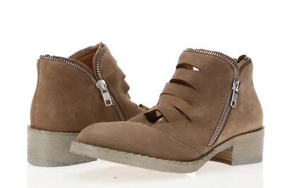 Botines para mujer Gentle Souls Kenneth Cole 235782 marrón nobuck cremallera talla 5,5 Foto 1 de 4