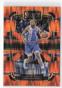 2023-24 Panini Select De'Aaron Fox #49 Orange Flash Prizms - Picture 1 of 2