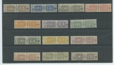 REGNO 1914/22 PACCHI NODO 13V. 2 ** CENTRATO CERT.