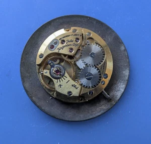 VINTAGE MENS JULES JURGENSEN (ETA 2512) WRISTWATCH MOVEMENT RUNNING - Picture 1 of 2