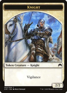 4x Knight Token Creature - NM/LP - Magic Origins - SPARROW MAGIC - Picture 1 of 1